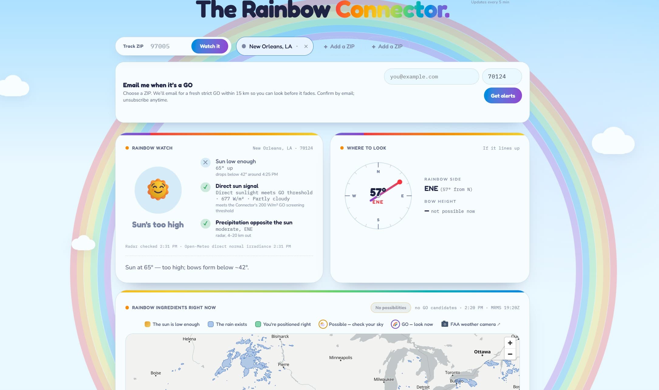Rainbow Connector interface